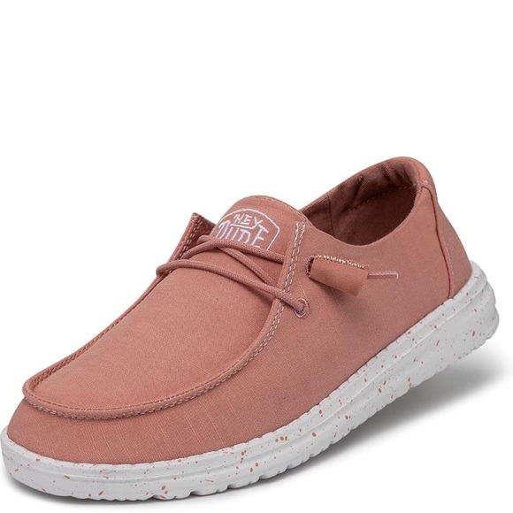 Hey Dude Wendy Slub Canvas Terracotta Womens 5 NWT - Picture 5 of 9